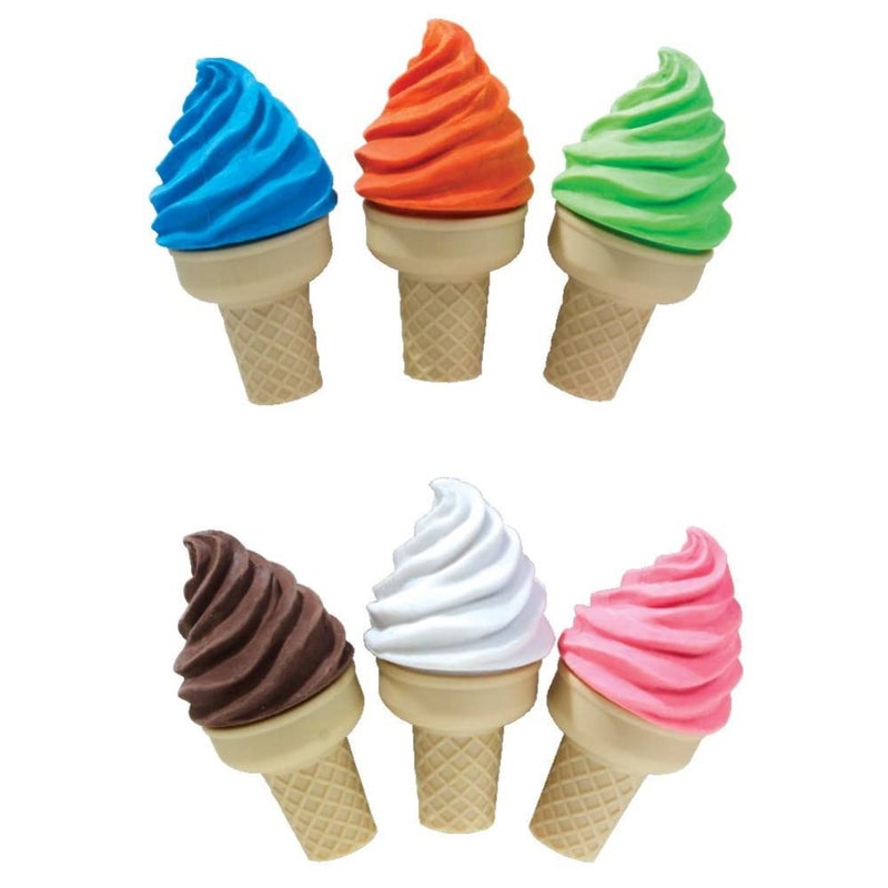 Geddes Raymond Geddes Ice Cream Shoppe Scented Erasers For Kids & Sharpener (Pack of 24) - Image 1